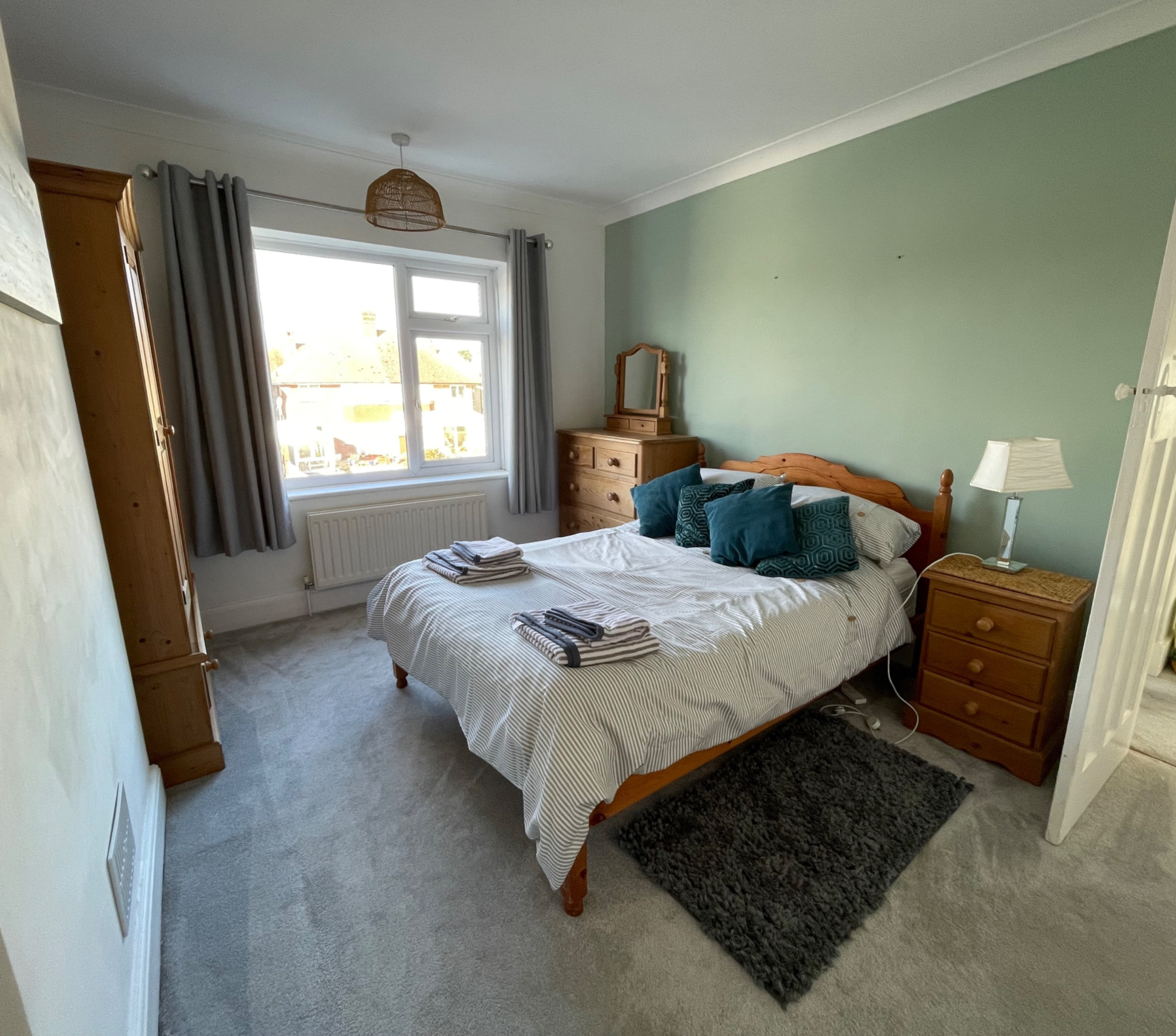 coastal bedroom interior